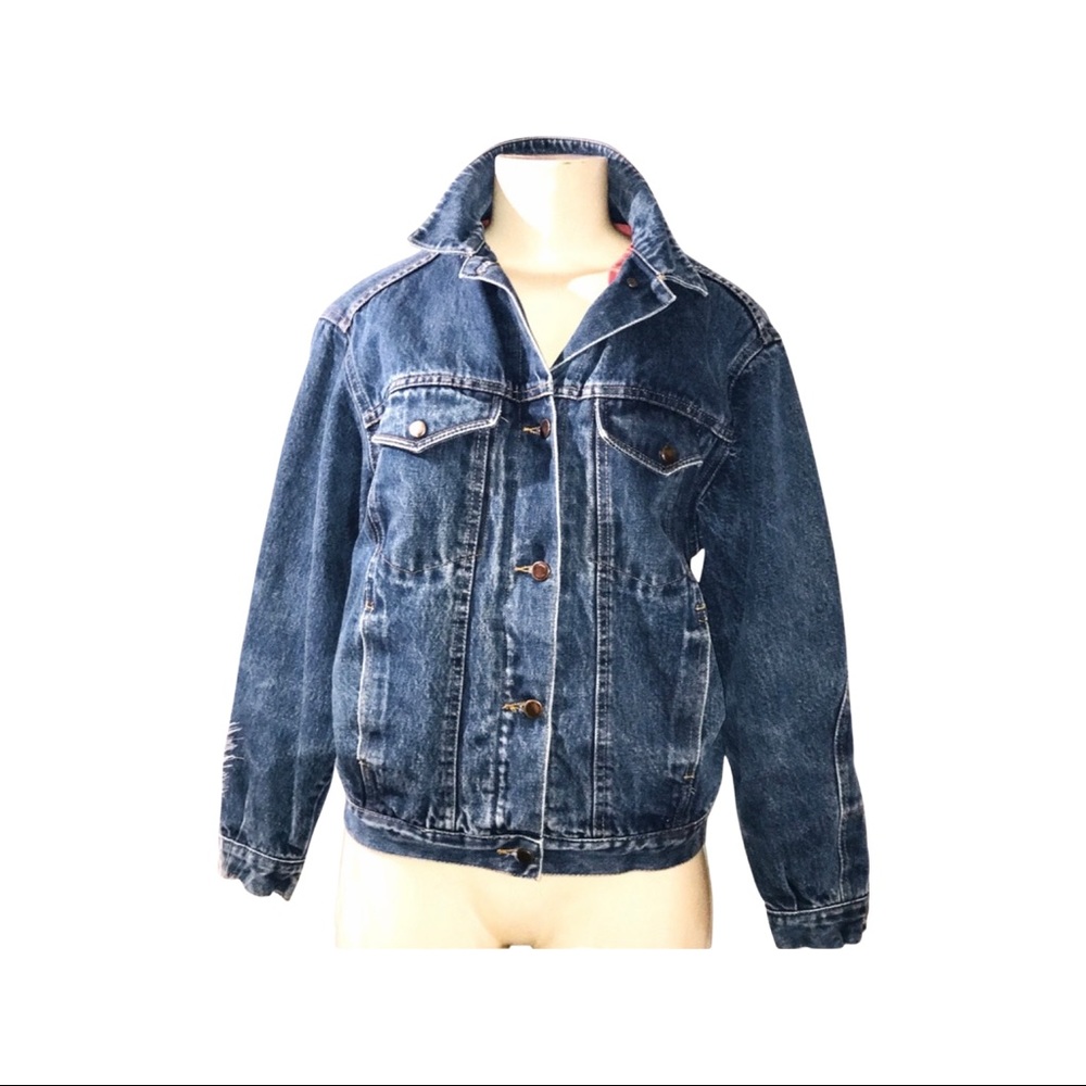 Vintage Grapevine Denim Button up Jacket